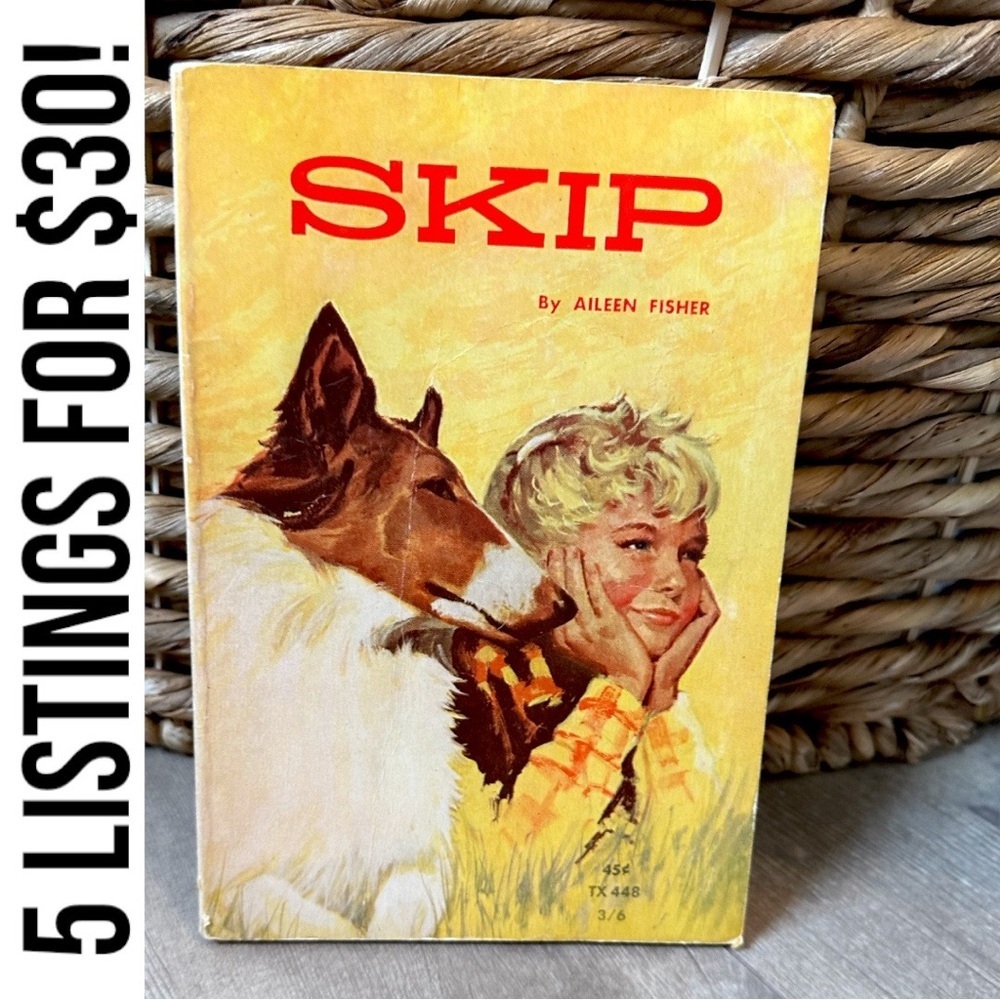 Vintage 1958 Children’s Book, ‘Skip' Book by Aileen Fisher